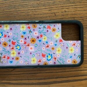 Wildflowers Purple and Red Floral iPhone Case